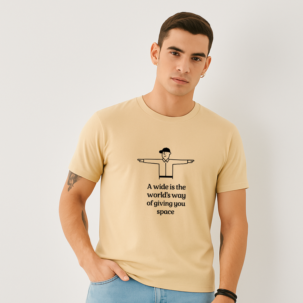 Wide unisex classic tee