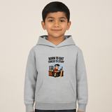 Forced to study kids hoodie