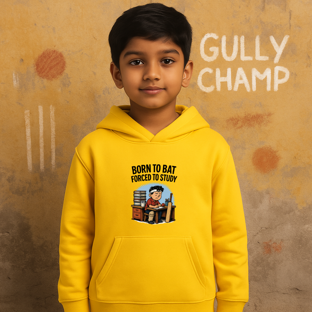Forced to study kids hoodie