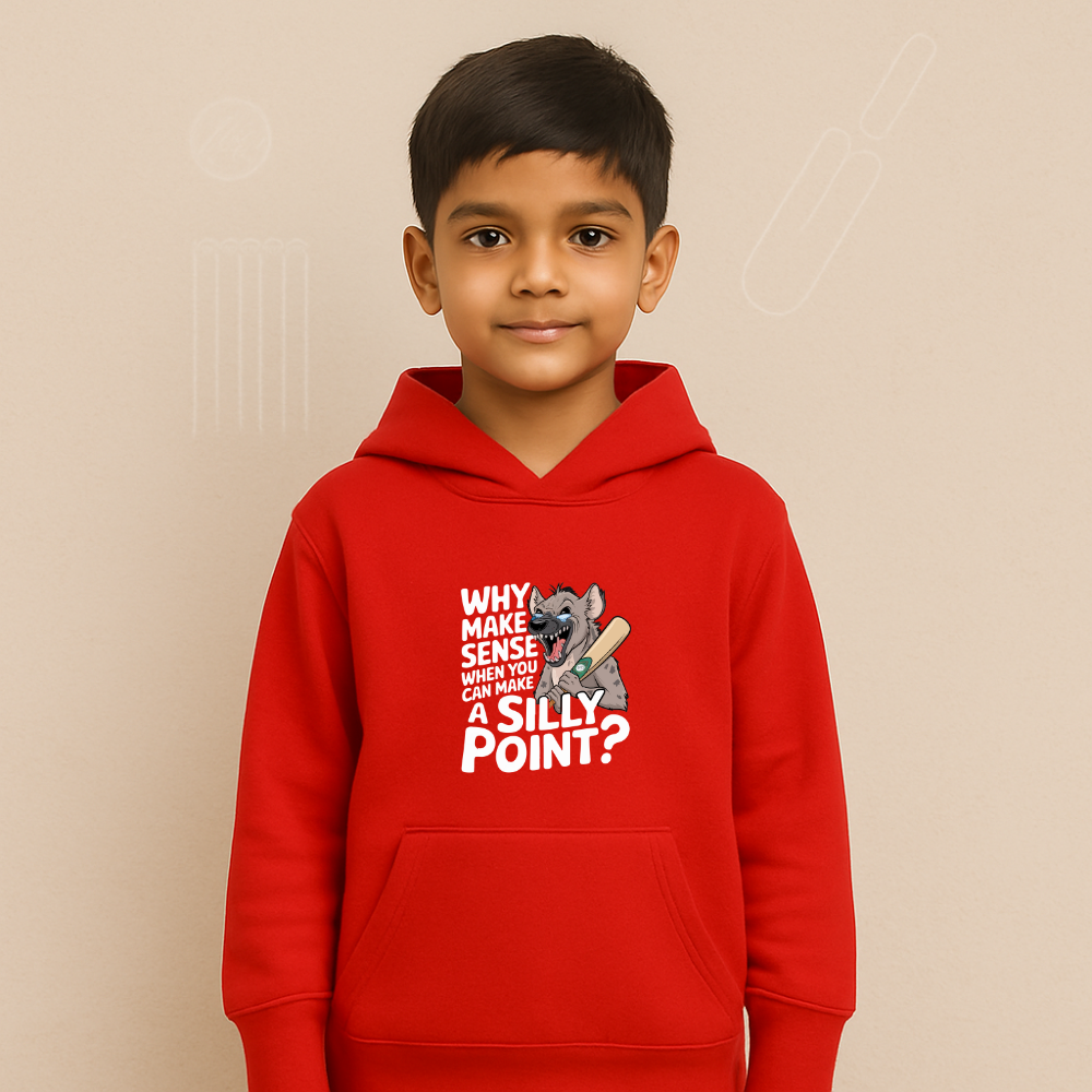Silly point kids hoodie