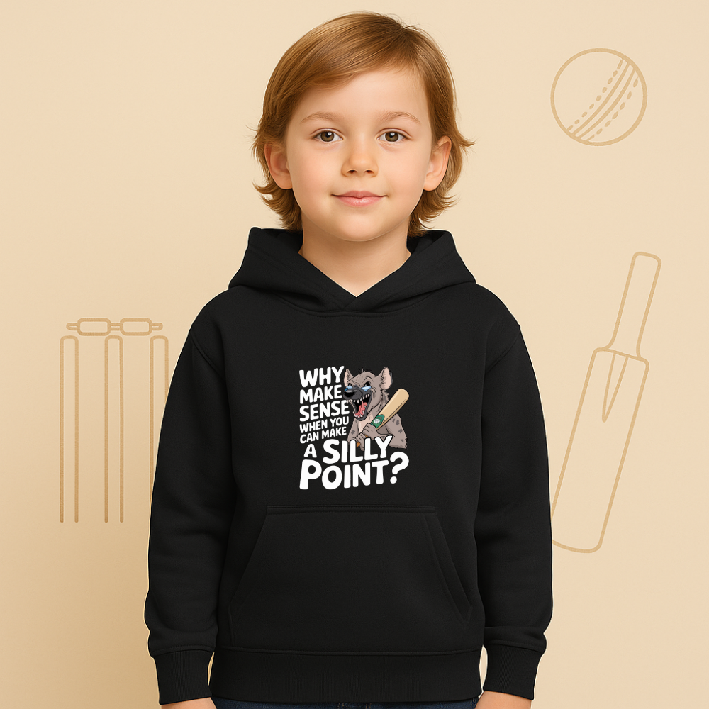 Silly point kids hoodie