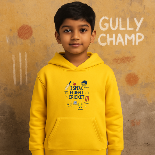Fluent cricket kids hoodie