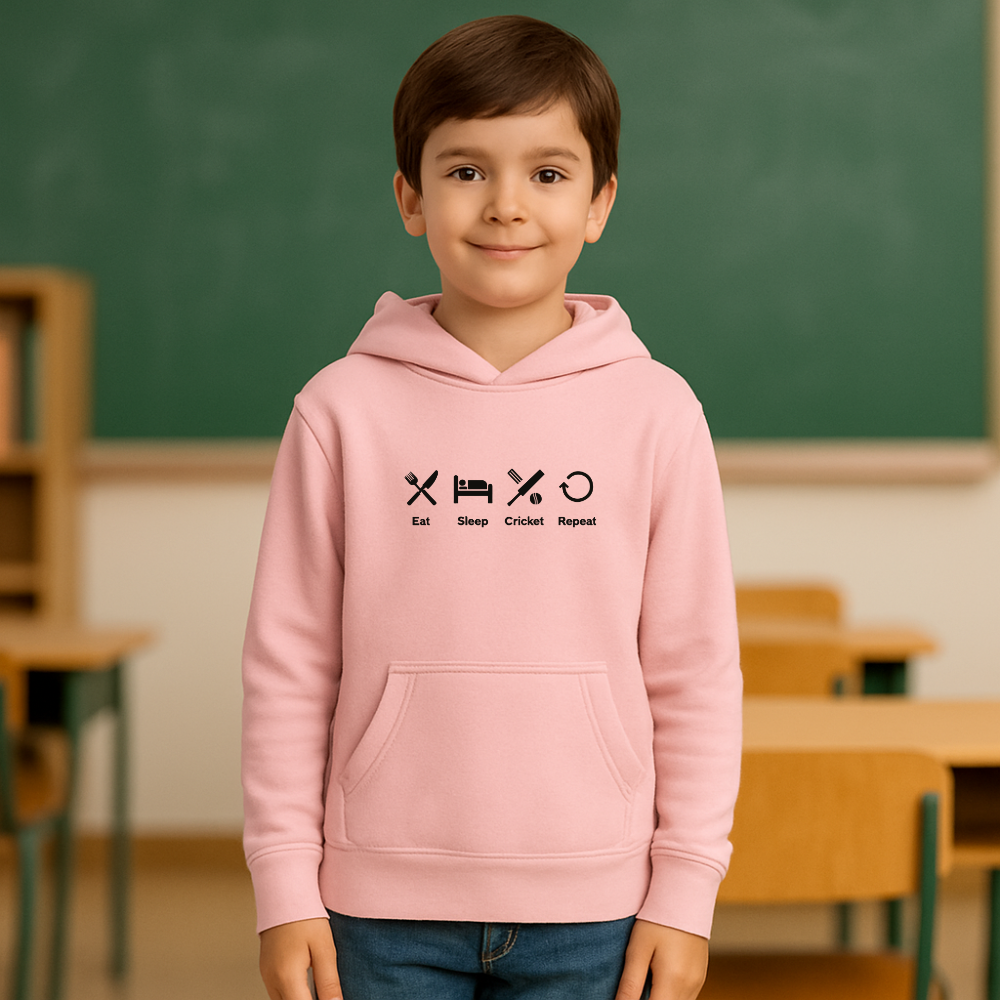 Eat sleep kids hoodie