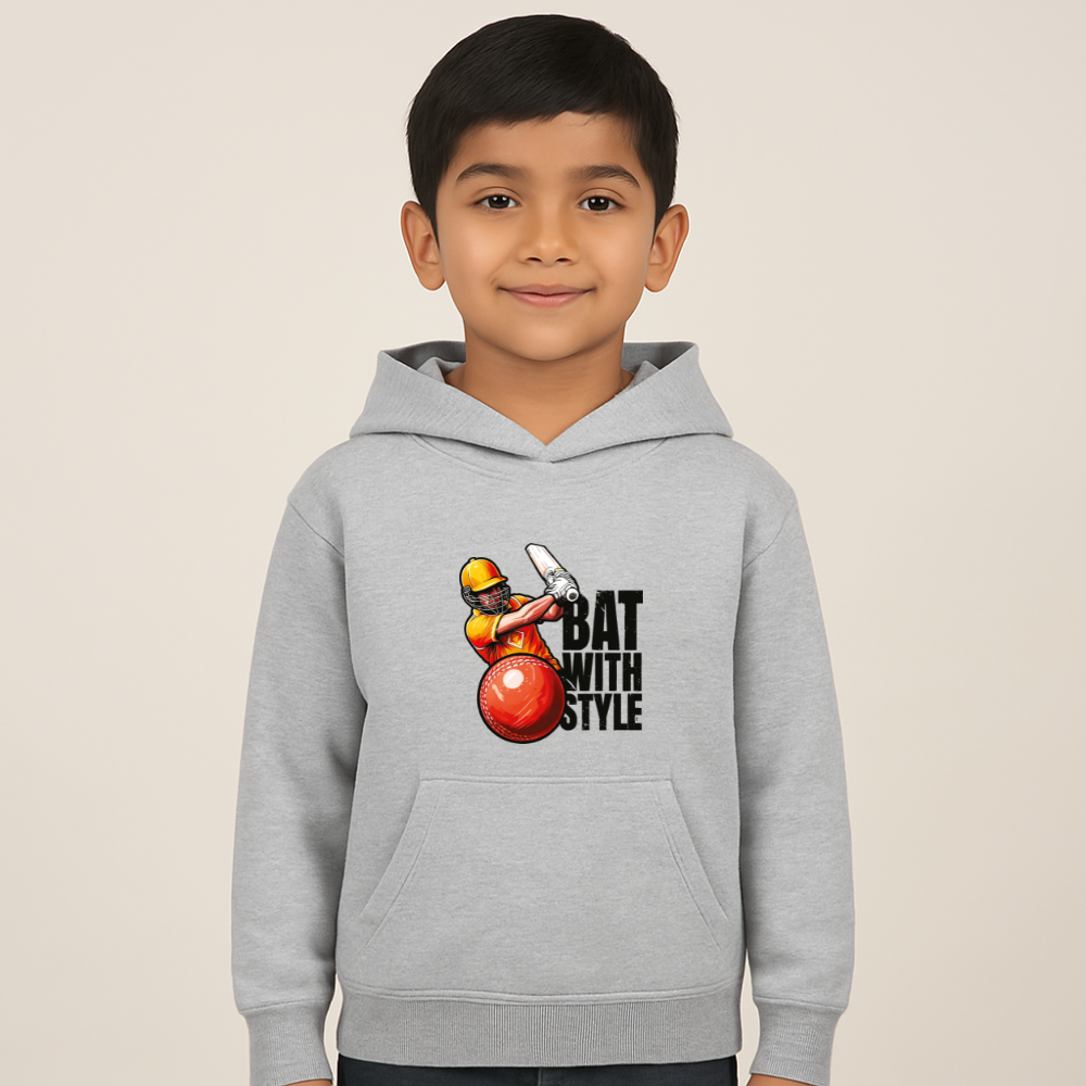 Bat with style kids hoodie