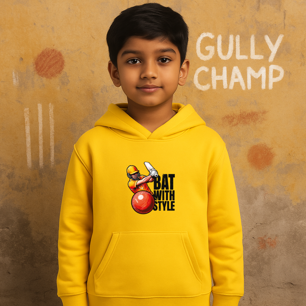 Bat with style kids hoodie