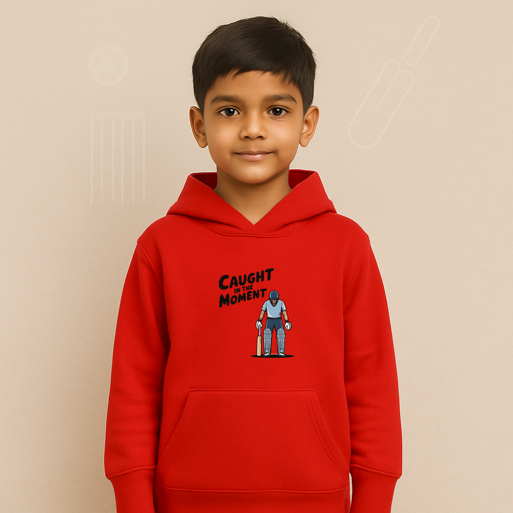 Caught in the moment kids hoodie