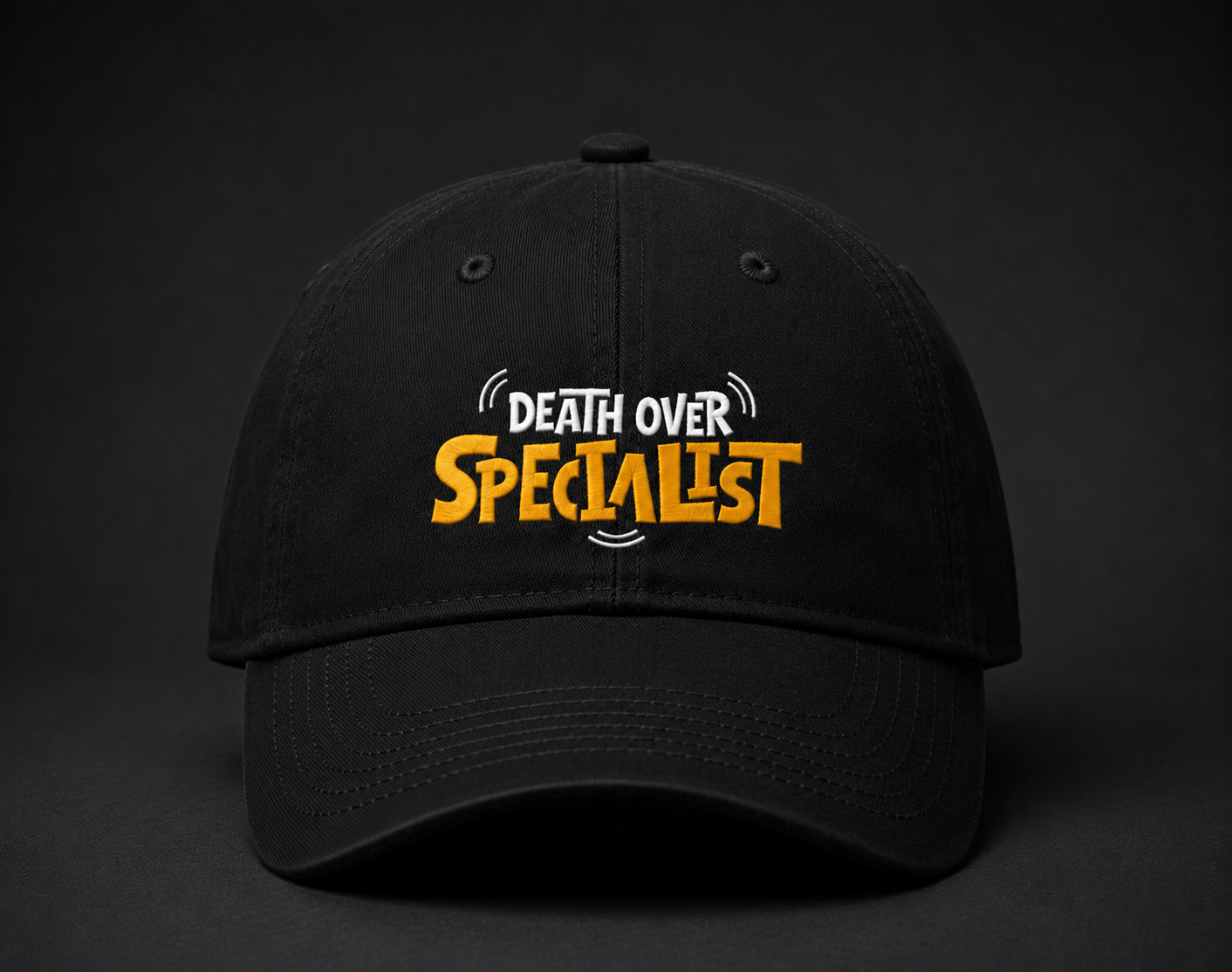 Specialist embroidered baseball cap