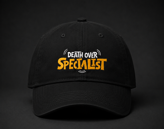Specialist embroidered baseball cap
