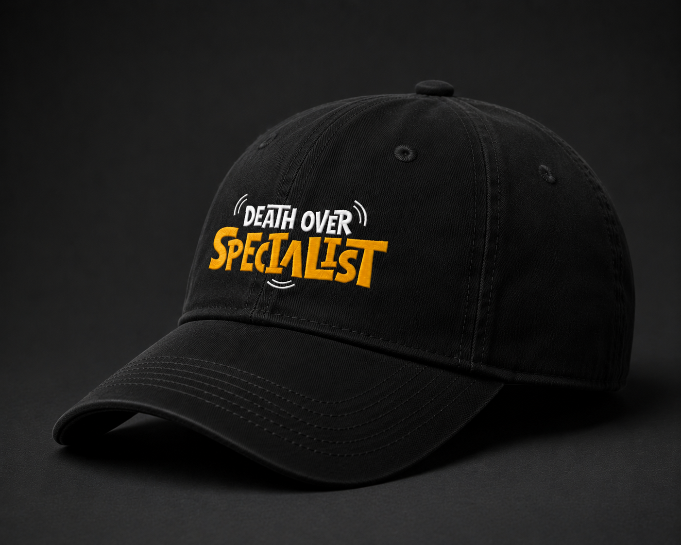 Specialist embroidered baseball cap