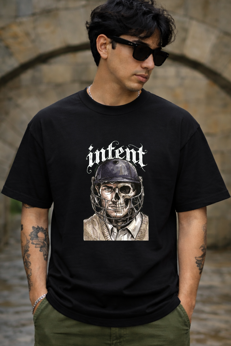 Intent oversized front classic tee