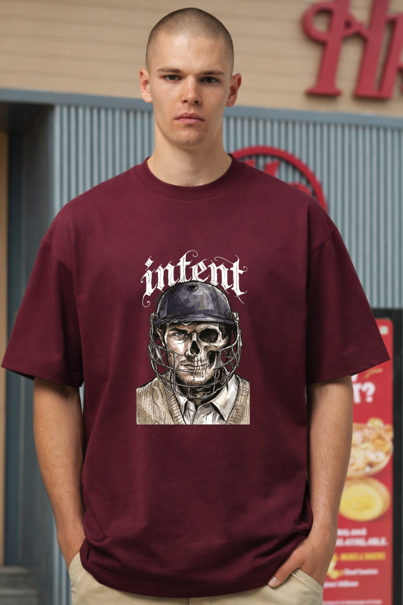 Intent oversized front classic tee