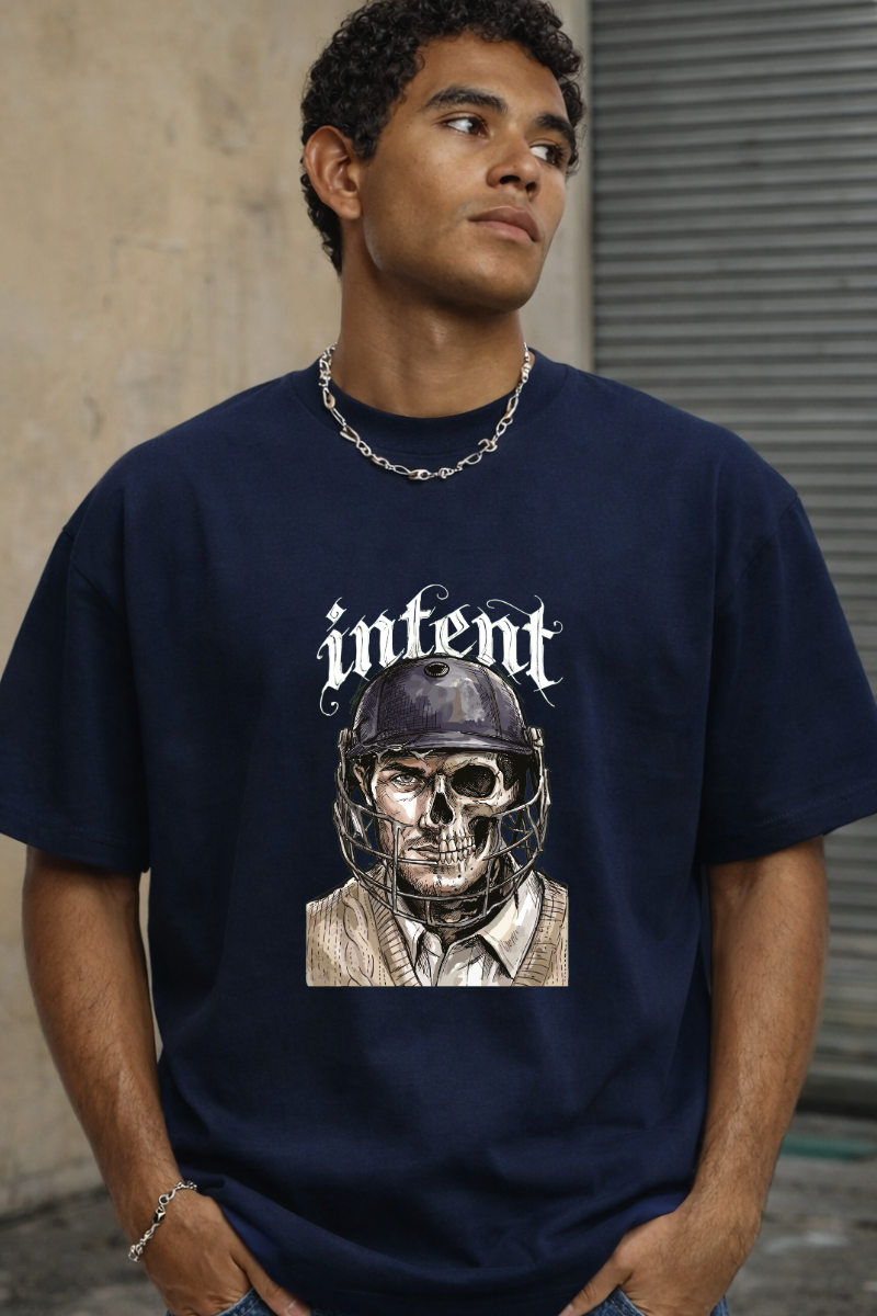 Intent oversized front classic tee