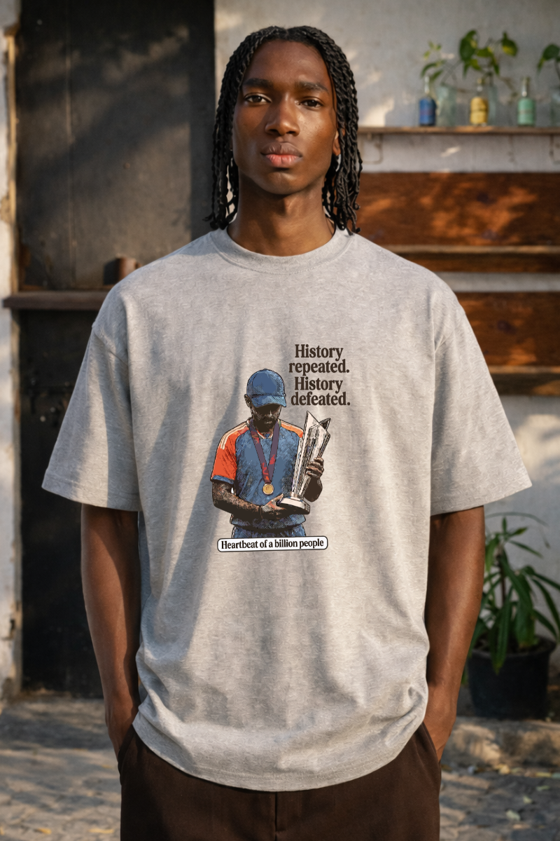 Champions oversized front classic tee