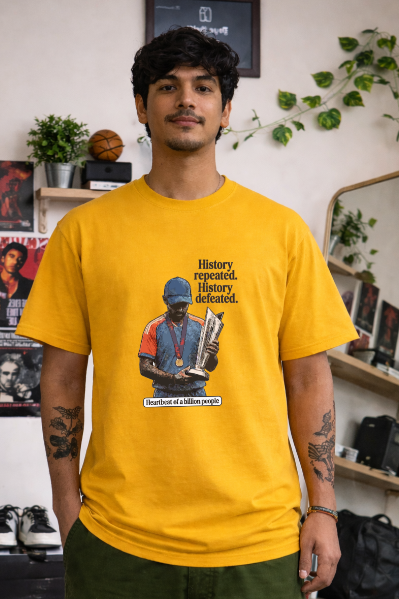 Champions oversized front classic tee