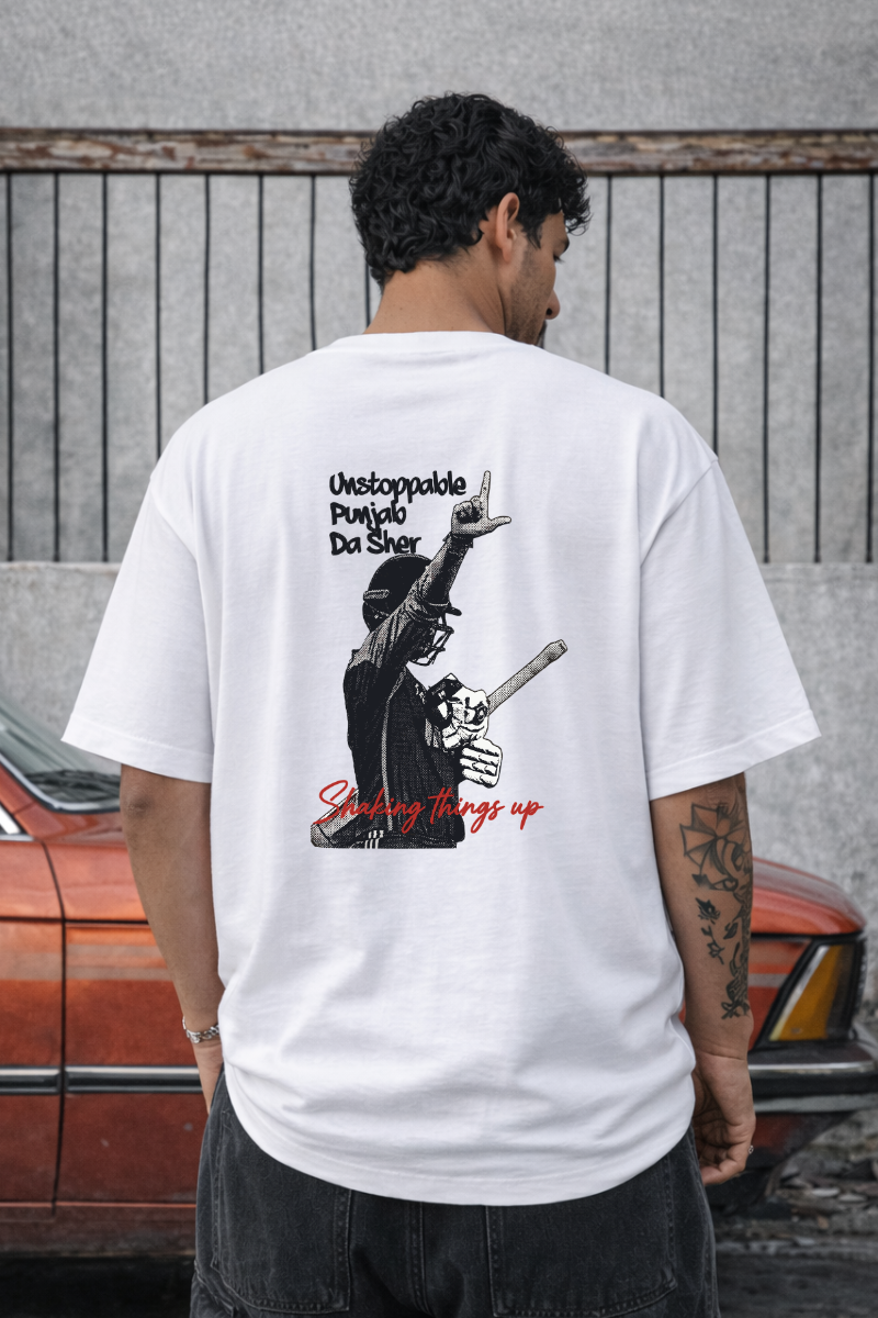 Unstoppable oversized back classic tee