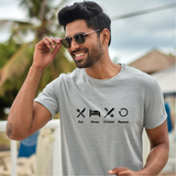 Eat Sleep Cricket Repeat unisex classic tee