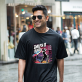Smash it hard_Oversized front classic tee