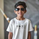 Eat sleep kids cricket classic tee
