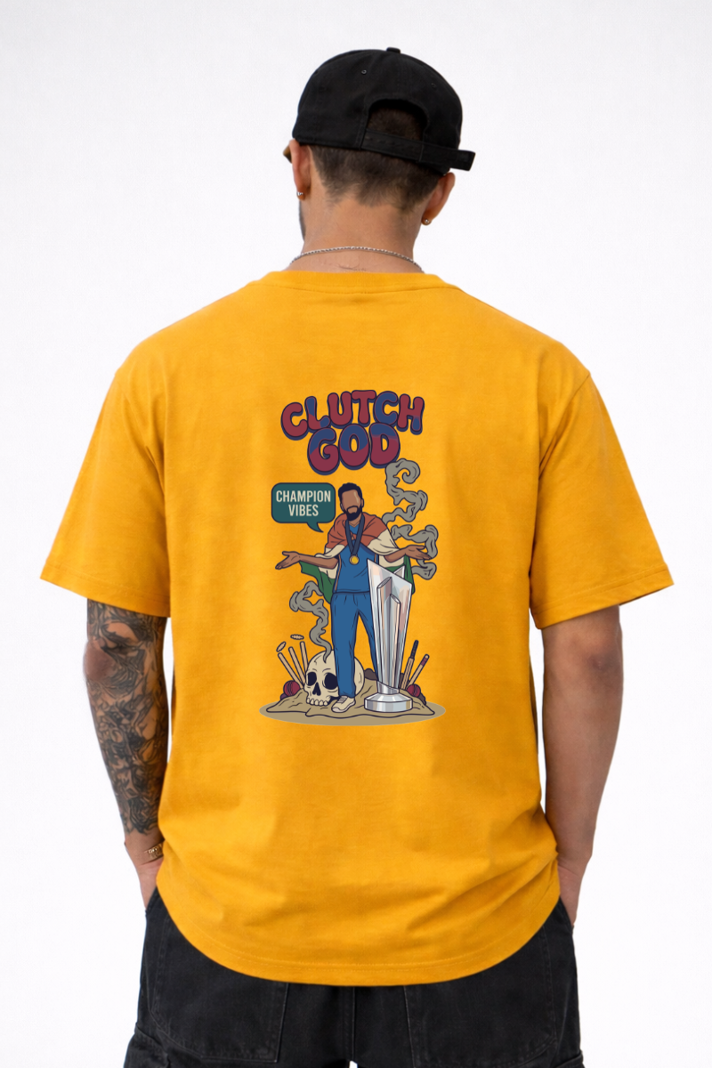 Clutch God oversized back classic tee
