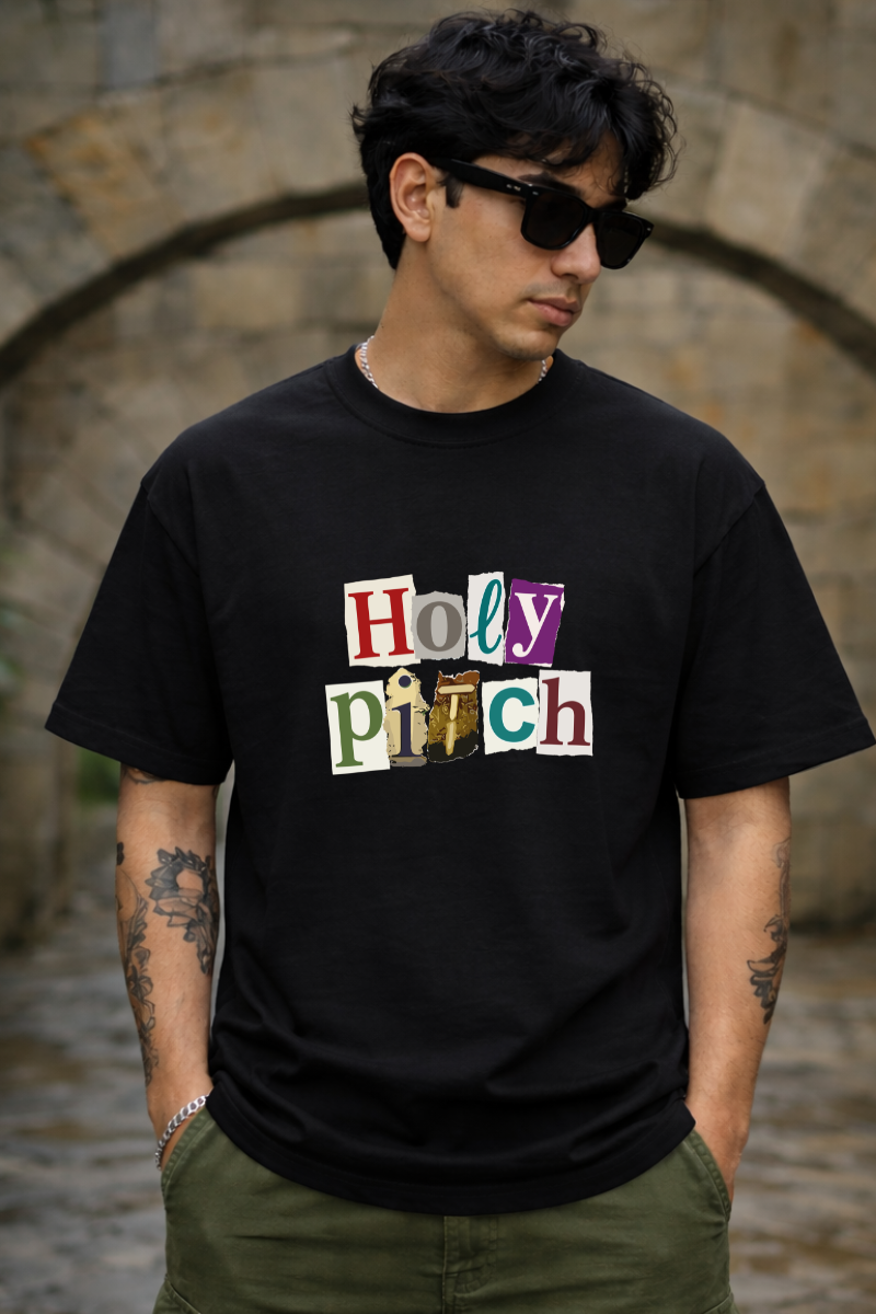 Holy Pitch oversized front classic tee