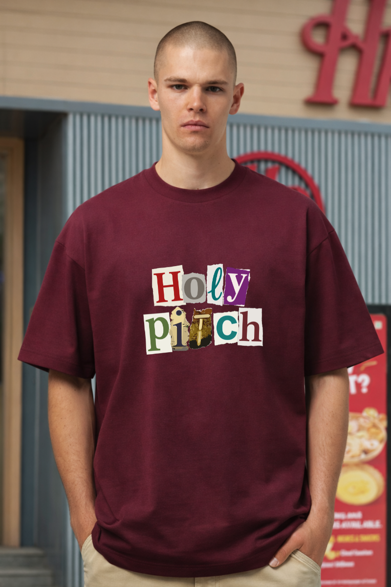 Holy Pitch oversized front classic tee