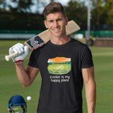 Cricket is my happy place unisex classic tee