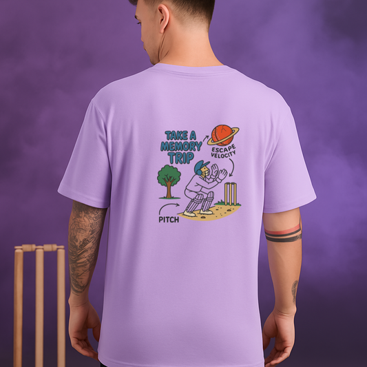 Memory trip oversized back classic tee