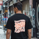 Cricket stays forever_Oversized Back classic tee