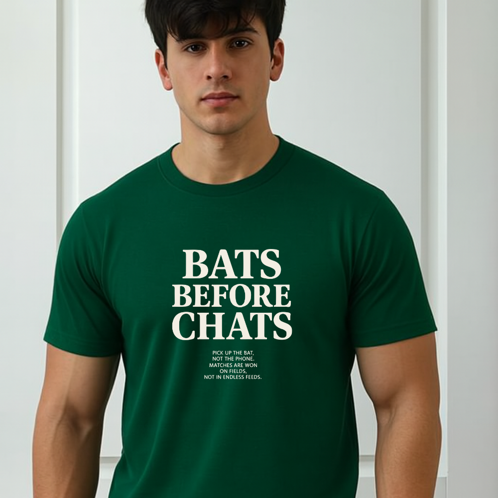 Bats before chats Unisex Classic Tee