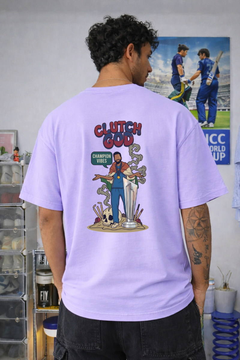 Clutch God oversized back classic tee