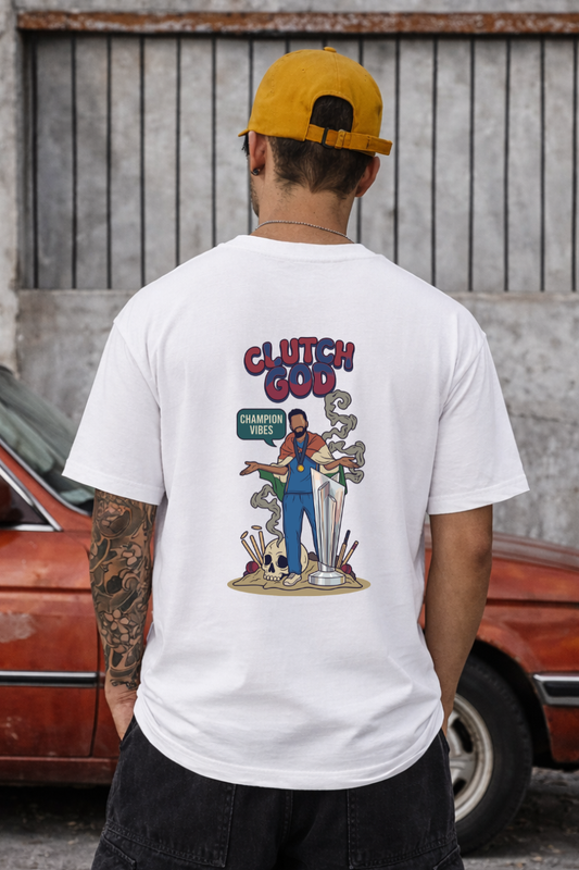 Clutch God oversized back classic tee