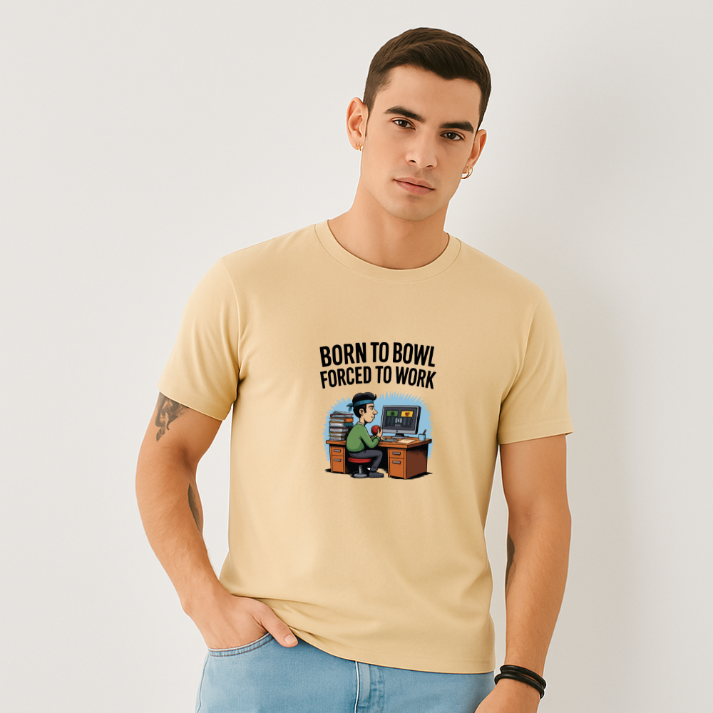 Born to bowl unisex classic tee