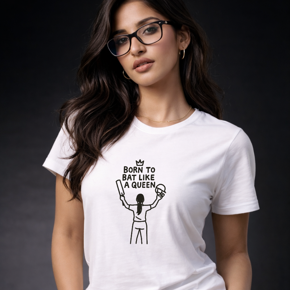 Bat like a queen women's classic tee