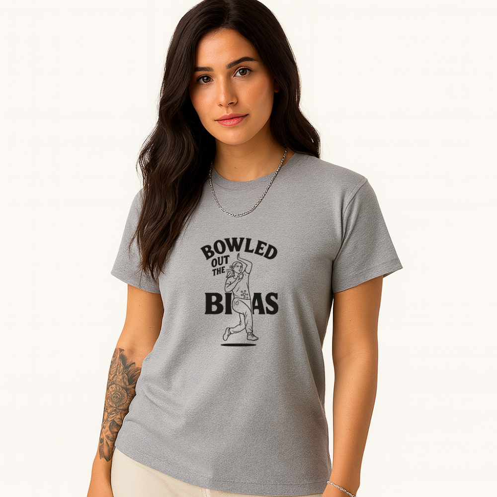 Bowled out women's classic tee