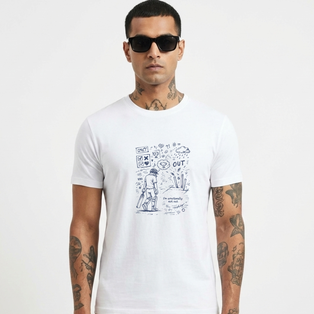 Not out unisex classic tee