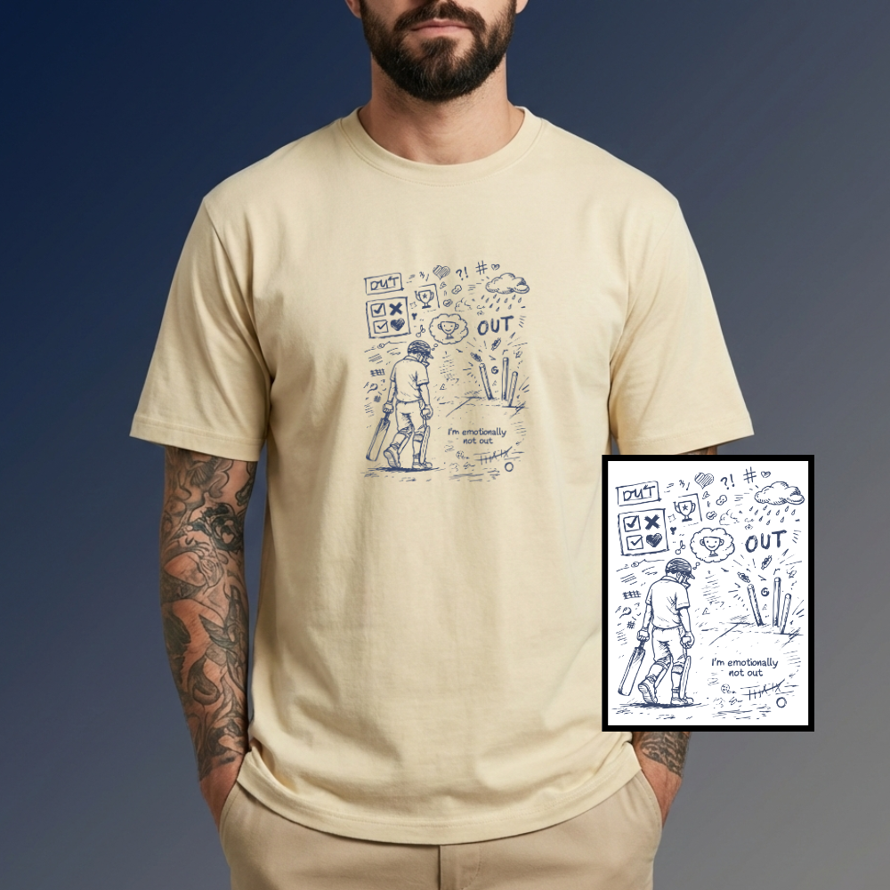 Not out unisex classic tee