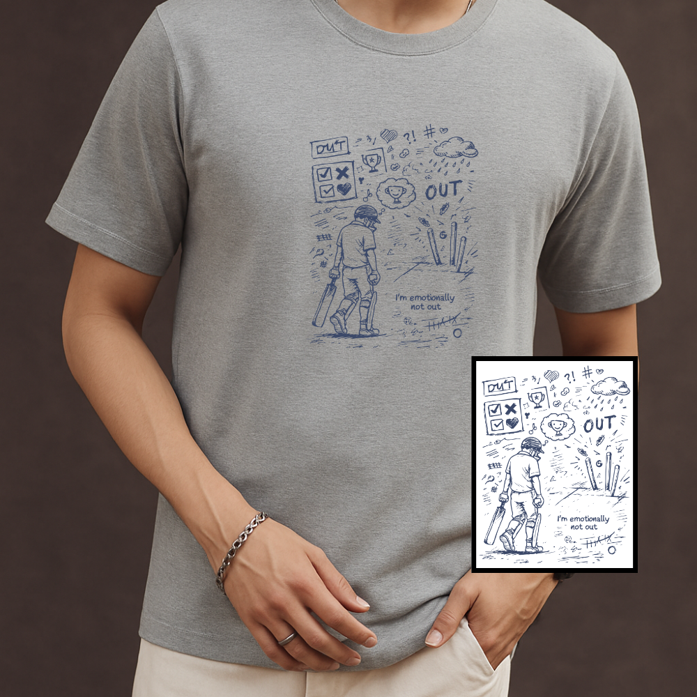 Not out unisex classic tee