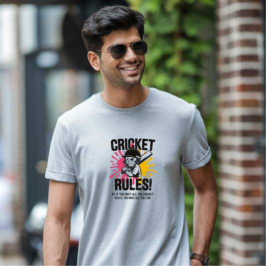 Cricket rules unisex classic tee