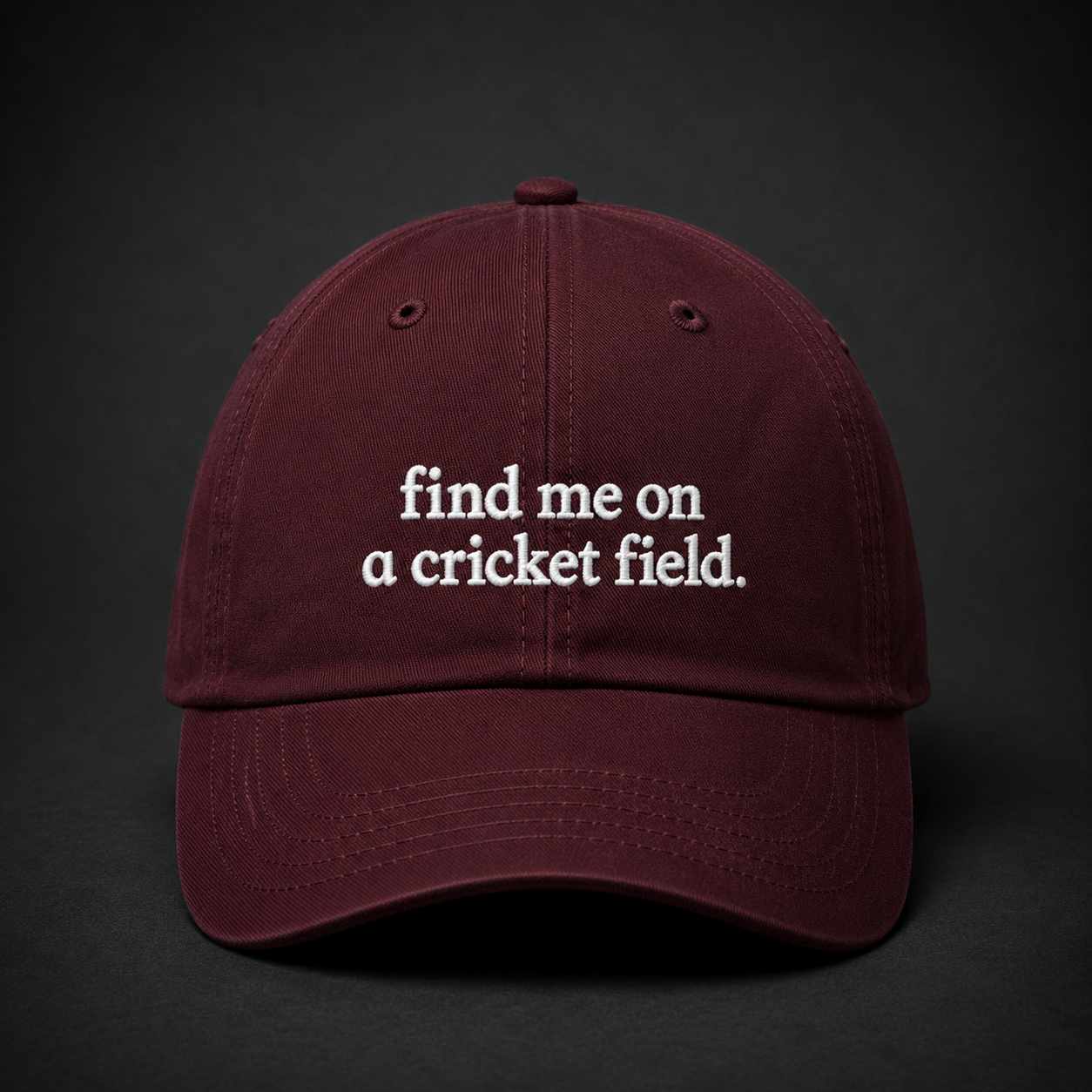 Find me embroidered baseball cap